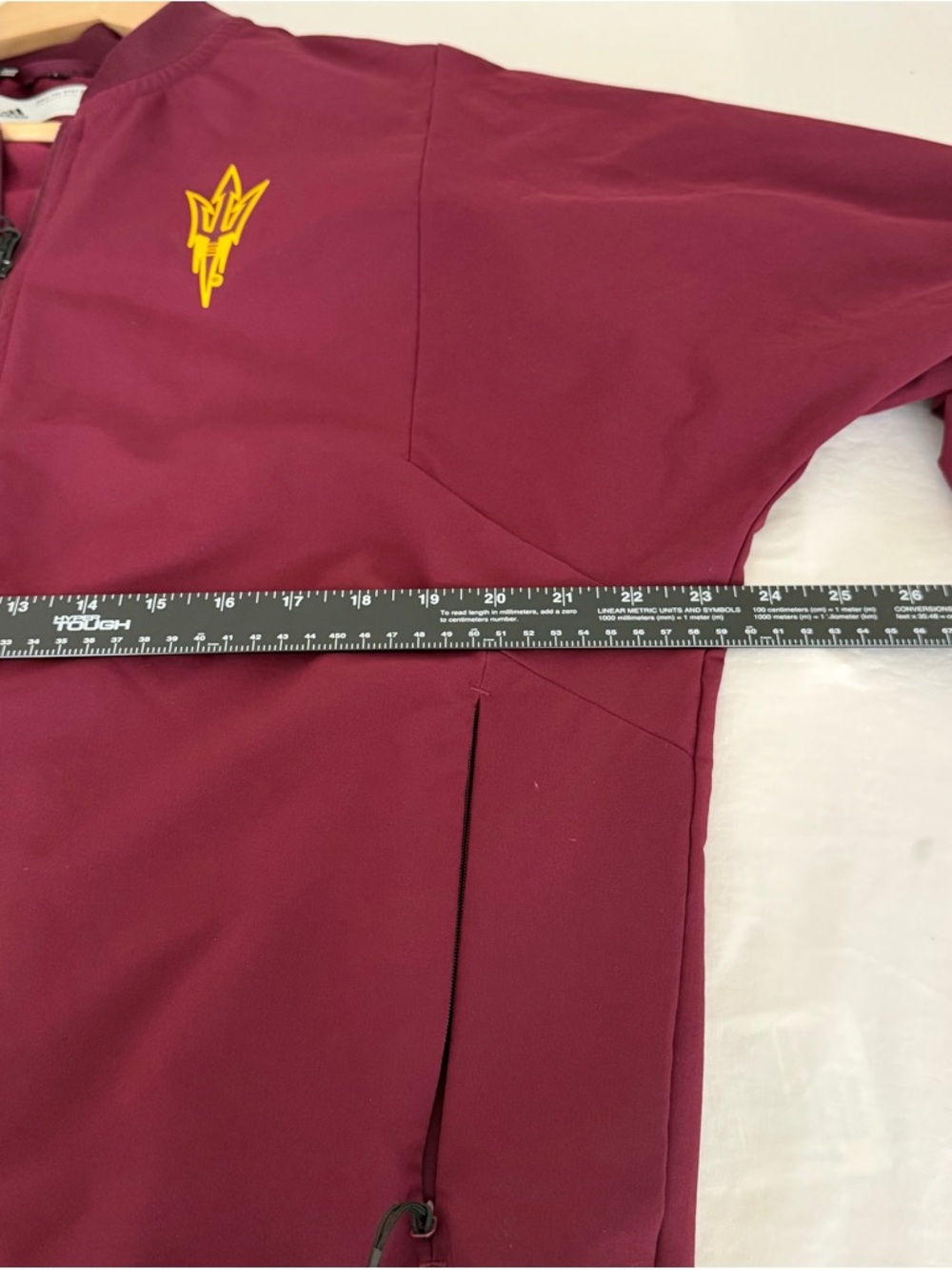 adidas Maroon Varsity Jacket with Gold Logos
Arizona sun devils - Picture 5 of 9